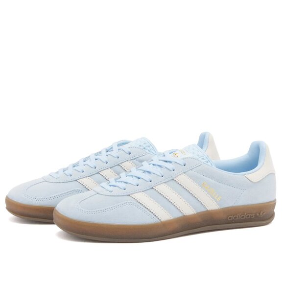 adidas Shoes - Adidas Gazelle Indoor Shoes Clear Sky & Off White